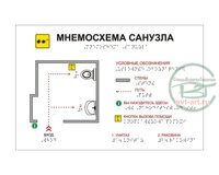 Размер 300х200 мм. Для санузла. Основа ПВХ 3 мм.